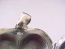 Sterling Cherub Locket Heart Pendant Italy Putti Cupid Left Handed Vintage NWT