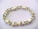 Vintage Pastel Bracelet Rhinestones Chain Link