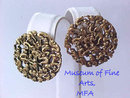 MFA Monkey Earrings Vintage Pierced Posts Unique