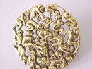 MFA Monkey Earrings Vintage Pierced Posts Unique
