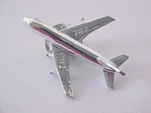Airplane TWA 747 Tie Tac Vintage