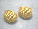 Ann Klein Gold Matte Shell Pierced Ers