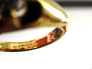 Chunky Signed Cubic Zirconia Solitaire Gents Ring Vintage