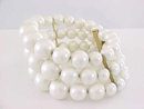 Imitation Pearl Memory Bracelet Graduating Vintage