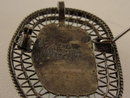 Eliat Stone Pin Pendant Sterling Vintage Made In Israel Stunning Metalwork