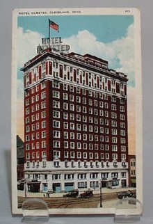Hotel Olmsted Cleveland Ohio Post Card
