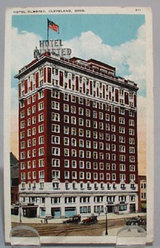 Hotel Olmsted Cleveland Ohio Post Card