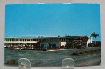 Shelby Plaza Motel Clearwater, Fl Post Card