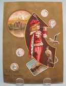 Victorian Trade Card Spayde & Cookson;s Boy with Bubbles 1800