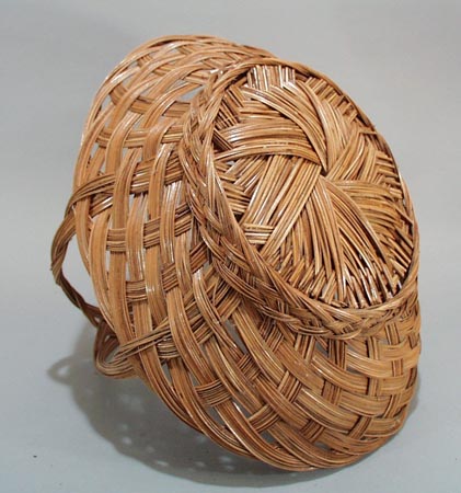 Woven grass basket, Nice large basket with nice shape