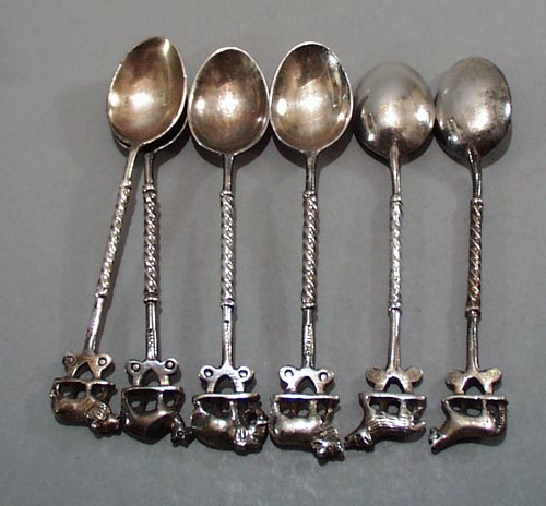 Jagat narain & Sons Wild Animal Sterling Spoons