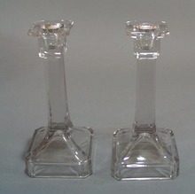 Pr of Crystal Candle holders.