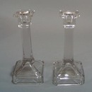Pr of Crystal Candle holders.