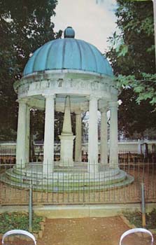 Close up Andrew Jacksons Tomb Post Card