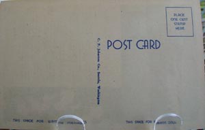 Out Where West Begins With Lake Post Card