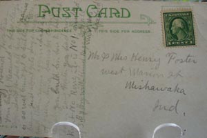 Ivy Leaves for Constance Post Card