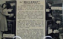 The Mailomat Letter Box Post Card