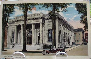 Post Office Johnstown, NY Post Card