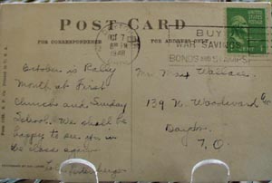 O Day of Rest Religious Post Card