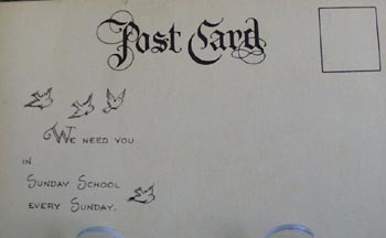 Jesus and Children Religious Postcard