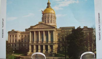 Georgia State Capitol Photo Postcard