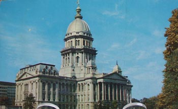Ill. State Capitol Close-up Postcard