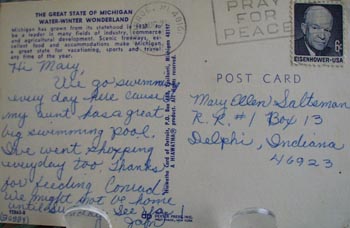 Michigan State Capitol With Seal Postcard