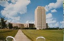 N. Dakota Capitol With Clouds Postcard