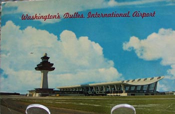 Washington's Dulles Airport Postcard