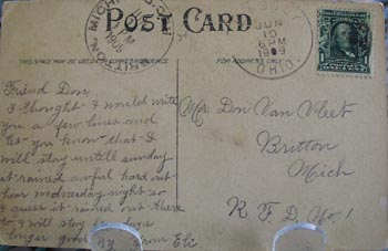 Coming Home by Rail Postcard