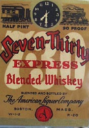 Seven Thirty Blended Whiskey Bottle Label
