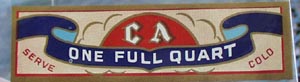 C A Bottle Label