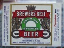 Brewer's Best Bavarian Beer Bottle Label