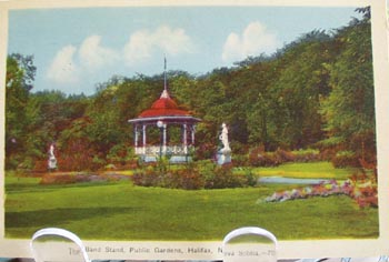 The Band Stand Nova Scotia Postcard