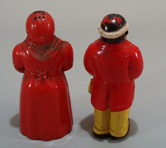 Old Aunt Jemima and Uncle Moses Salt & pepper set