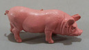 Pink sow with realistic expression