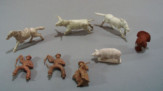 Auburn Rubber Texas Longhorn and more (8 total)