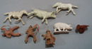 Auburn Rubber Texas Longhorn and more (8 total)