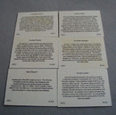 Complete Set of 6 R.A.F Airplane Cards
