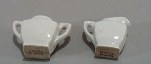 Porcelain toy cream and sugar
