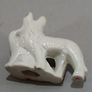 Old porcelain German Shepard dogs mini figurine