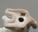 Old porcelain kitty ceramic figurine