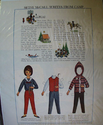 Betsy McCall Writes From Camp Ad 1964
