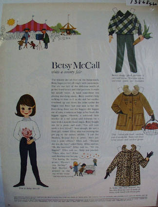 Betsy McCall Visits County Fair Ad 1960