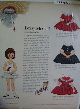 Betsy McCall Visits Radio City Ad 1960