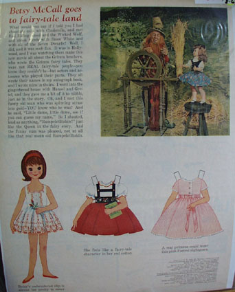 Betsy McCall Fairy Tale Land Ad 1962