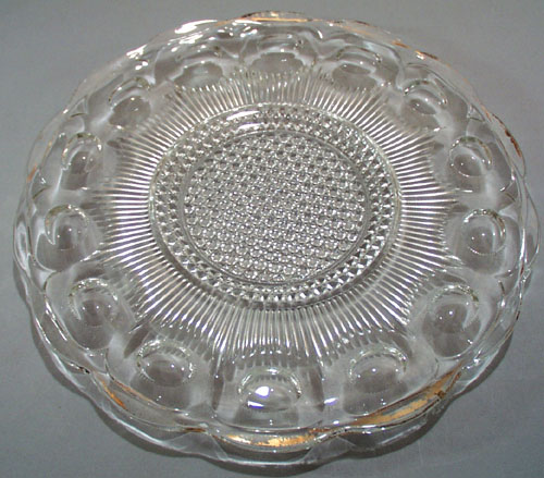 US Glass Manhattan plate/platter 10 3/4