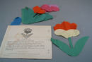 1935 Warren Textile Pansey Quilt Material.