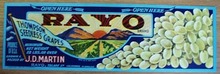 Rayco Grapes Crate Label.