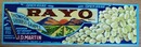 Rayco Grapes Crate Label.